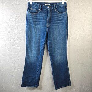 Good American Women's Straight Leg Jeans - Blue